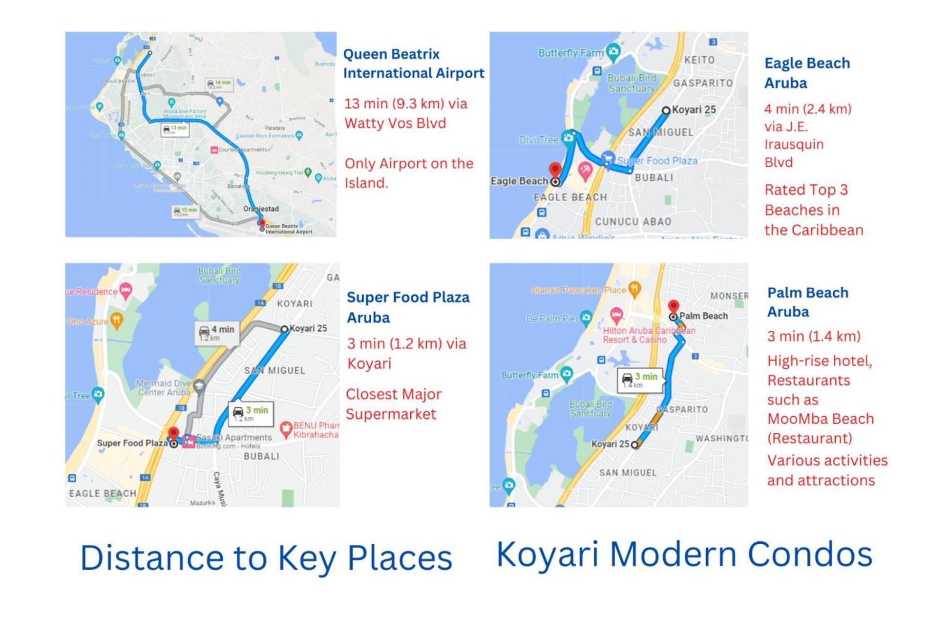 Koyari Modern Condos 9Br 7Ba Sleeps 26 W/ Pool And Roof Deck Palm Beach Exterior photo